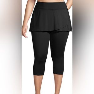 Lands’ End Skirted Capri Swim Pants